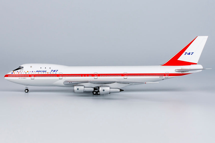NG Models Boeing Company named "CITY OF EVERETT" Boeing B747-100 N7470 Lite Edition 1/400 Scale