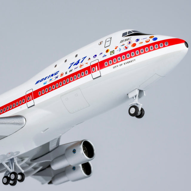 NG Models Boeing Company named "CITY OF EVERETT" Boeing B747-100 N7470 Lite Edition 1/400 Aircraft Scale Model