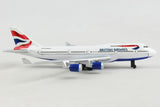 British Airways Boeing 747 Airplane Model Toy