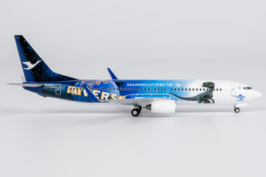 NG Models Xiamen Airlines Universal Beijing Resort Boeing 737-800/w B-5487 Lite Edition 1/400 Aircraft Scale Model