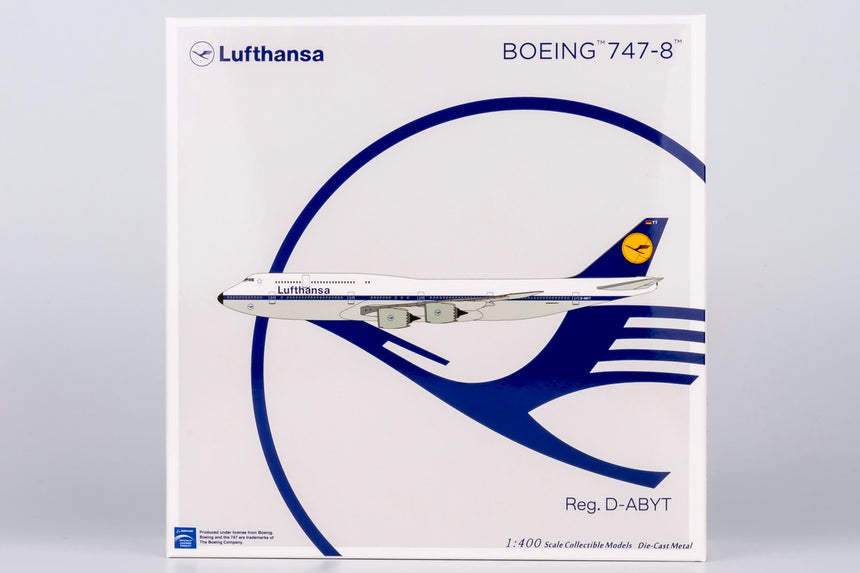NG Models Lufthansa Retro Colors Boeing B747-8 D-ABYT Lite Edition 1/400 Scale