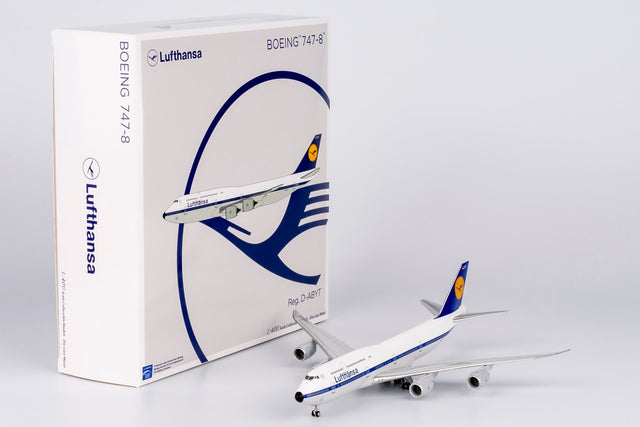 NG Models Lufthansa Retro Colors Boeing B747-8 D-ABYT Lite Edition 1/400 Aircraft Scale Model
