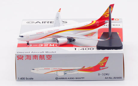Aviation400 Hainan Airlines Airbus A330-900 B-32MU (detachable gear) 1/400 Aircraft Scale Model