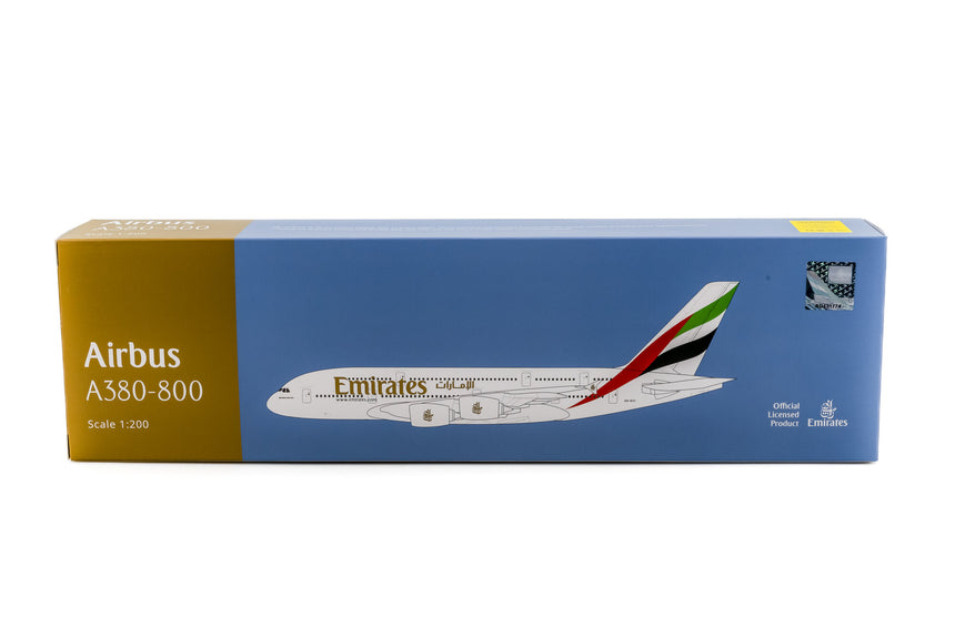 PPC Models Emirates Airbus A380 Classic Livery A6-EUI 1/200 Aircraft Scale Model