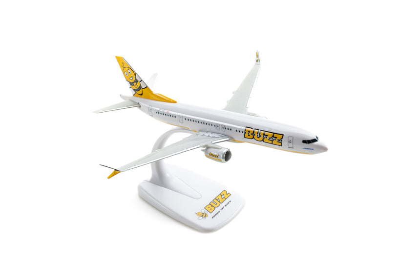 BUZZ Boeing 737 Max8 SP-RZA 1/200 20cm - Snap-fit Aircraft Scale Model