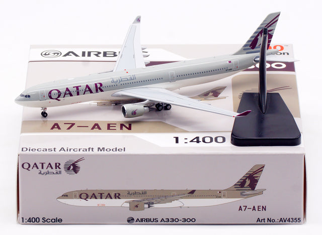 Aviation400 Qatar Airways Airbus A330-302 A7-AEN 1/400 Aircraft Scale Model