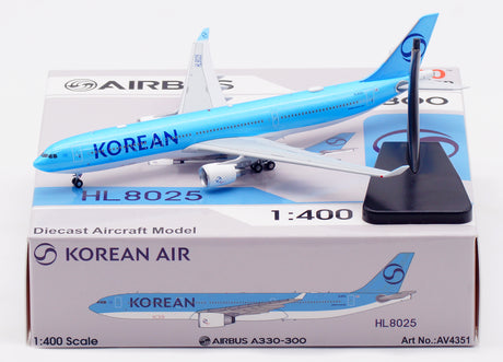 Aviation400 Korean Air Airbus A330-323 HL8025 1/400 Scale