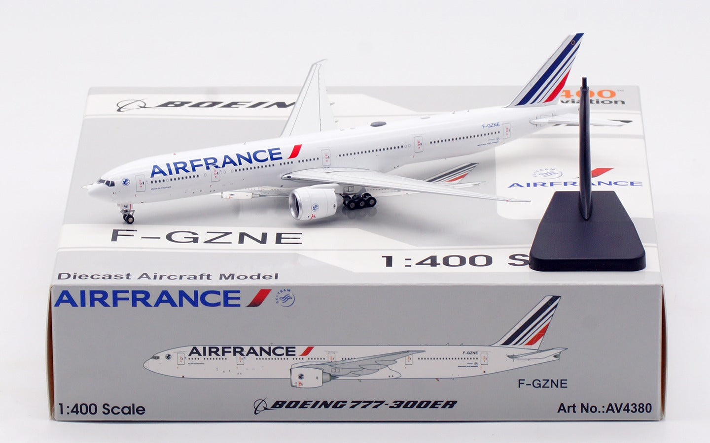 AIR FRANCE 航空機 ダイキャストモデル Amazon | 1:125エールフランス