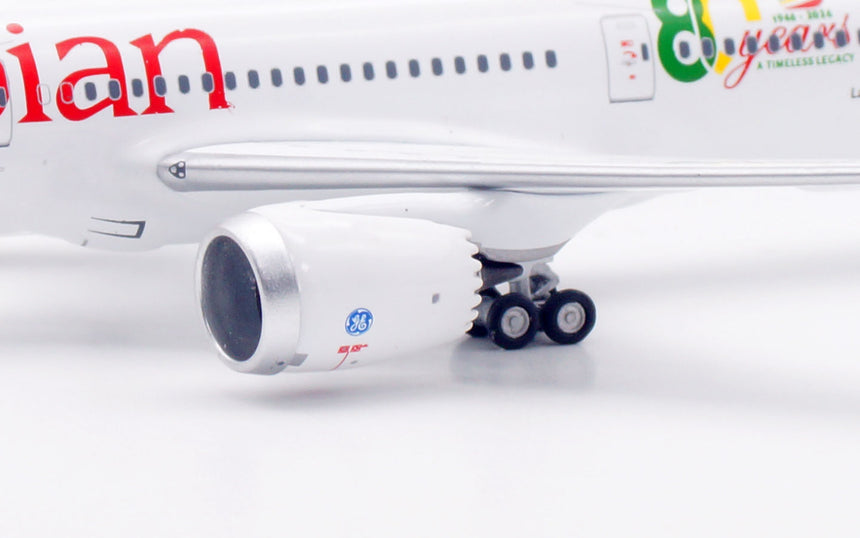 Aviation400 Ethiopian Airlines Boeing 787-9 Dreamliner ET-AXS (detachable gear) 1/400 Aircraft Scale Model