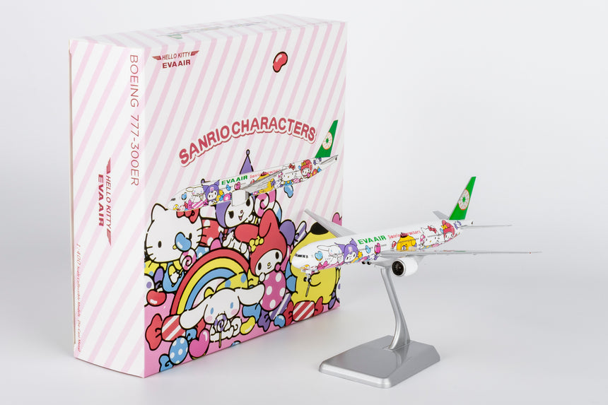 NG Models Eva Airways Boeing 777-300ER B-16740 Lite Edition 1/400 Aircraft Scale Model