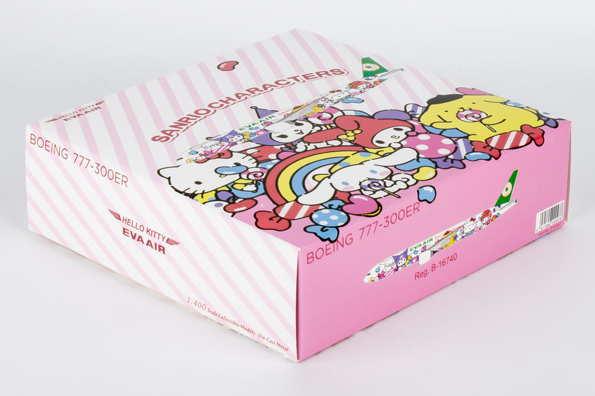 NG Models Eva Airways Boeing 777-300ER B-16740 Lite Edition 1/400 Aircraft Scale Model