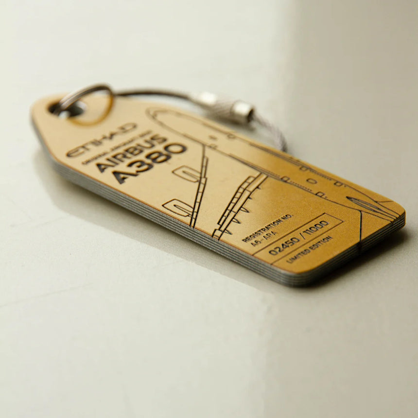 AviationTag Etihad Airbus A380 - A6-APA Glare Gold