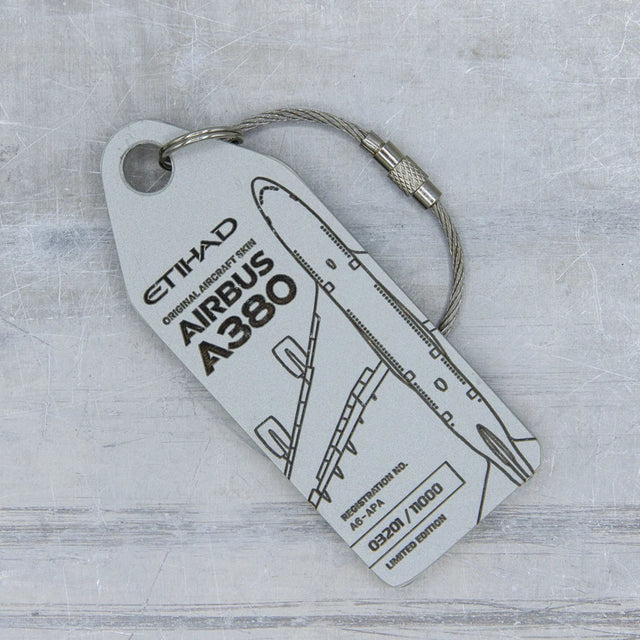 AviationTag Etihad Airbus A380 - A6-APA Glare Gray