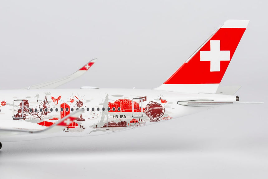 NG Models Swiss "Wanderlust" Airbus A350-900 HB-IFA 1/400 Aircraft Scale Model