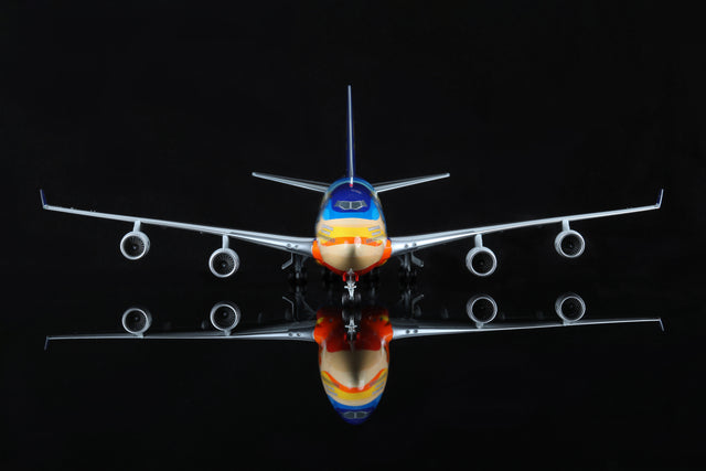 SQ Wings Singapore Airlines "Tropical" Boeing B747-400 9V-SPK 1/200 Aircraft Scale Model