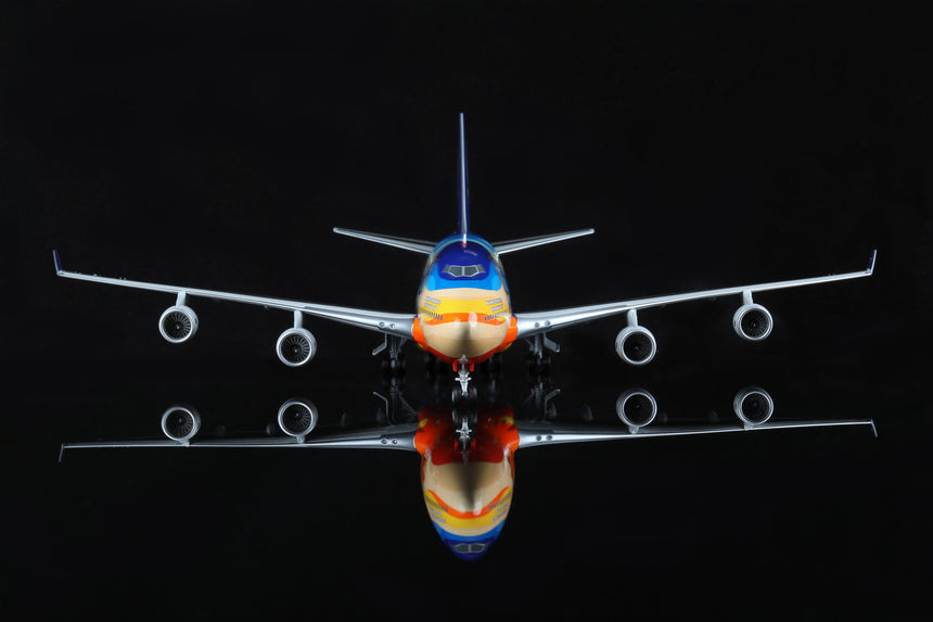 SQ Wings Singapore Airlines "Tropical" Boeing B747-400 9V-SPK 1/200 Aircraft Scale Model