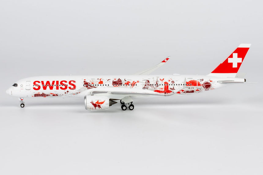 NG Models Swiss "Wanderlust" Airbus A350-900 HB-IFA 1/400 Aircraft Scale Model