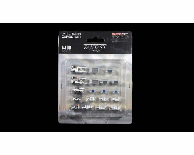 Fantasy Wings Blank Cargo Set (Dollies and Container) 1/400 FWDP-CG-4069