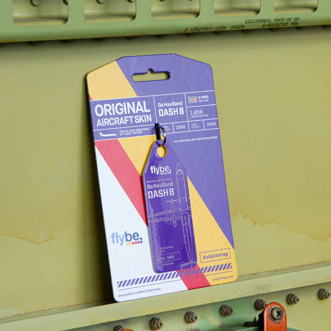 AviationTag flybe Dash 8 - G-PRPG Purple