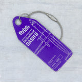 AviationTag flybe Dash 8 - G-PRPG Purple