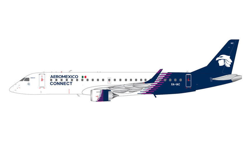 GeminiJets Aeroméxico Connect E190LR XA-IAC (new livery) 1/200 Scale