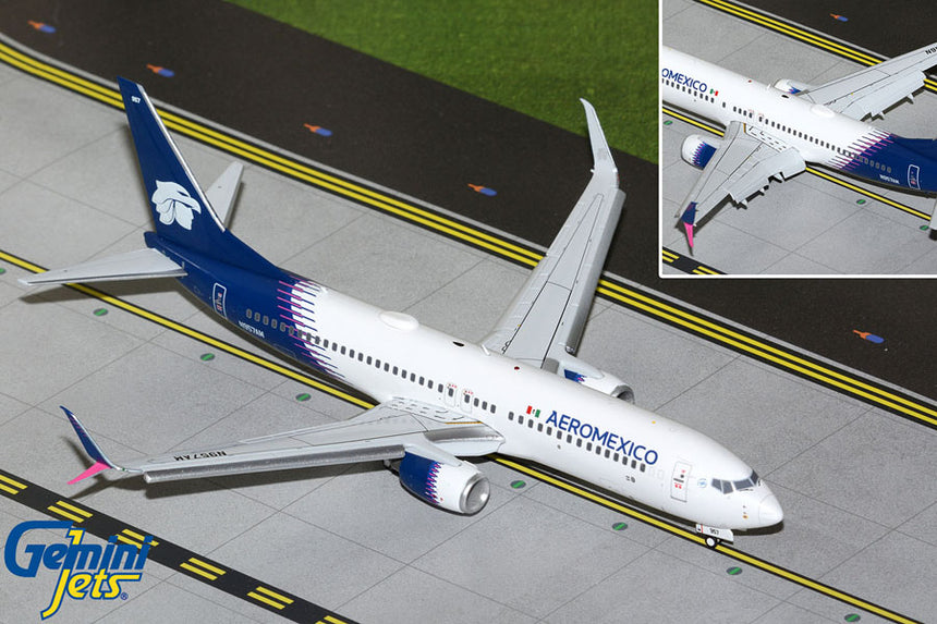 GeminiJets Aeromexico Boeing B737-800S N957AM (New Livery) (Flaps Down) 1/200 Scale