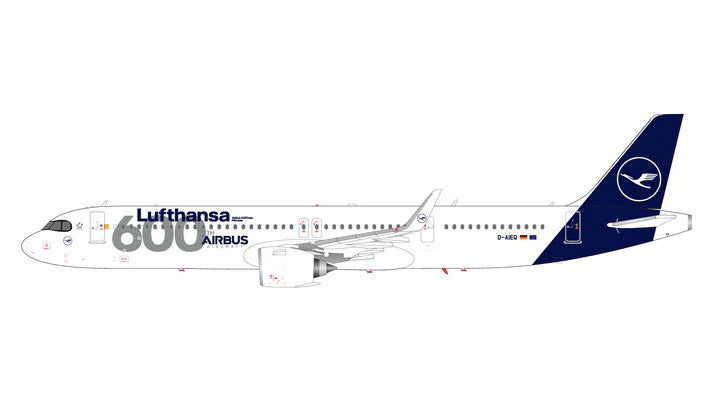GeminiJets Lufthansa A321 Neo D-Aieq "600Th Airbus Aircraft" 1/200 Scale