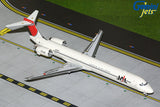 GeminiJets Japan Airlines McDonnell MD-90 JA002D (upgraded stand) 1/200 Aircraft Scale Model