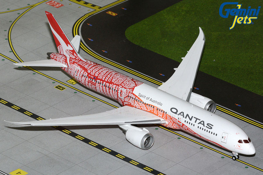GeminiJets Qantas Airways Boeing B787-9 VH-ZND "Yam Dreaming" 1/200 Aircraft Scale Model