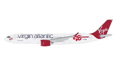 GeminiJets Virgin Atlantic Airways Airbus A330-900NEO G-VSRB 40th Anniversary” Logo 1/200 Aircraft Scale Model