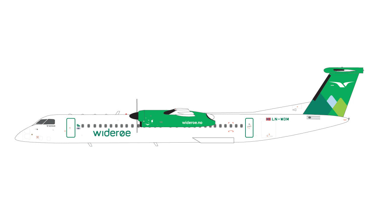 GeminiJets Wideroe Dash 8 Q400 LN-WDM 1/200 G2WIF1316