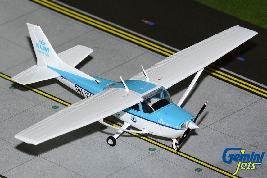 GeminiJets KLM Aeroclub Cessna 172P Skyhawk II PH-WVO 1/72 Aircraft Scale Model