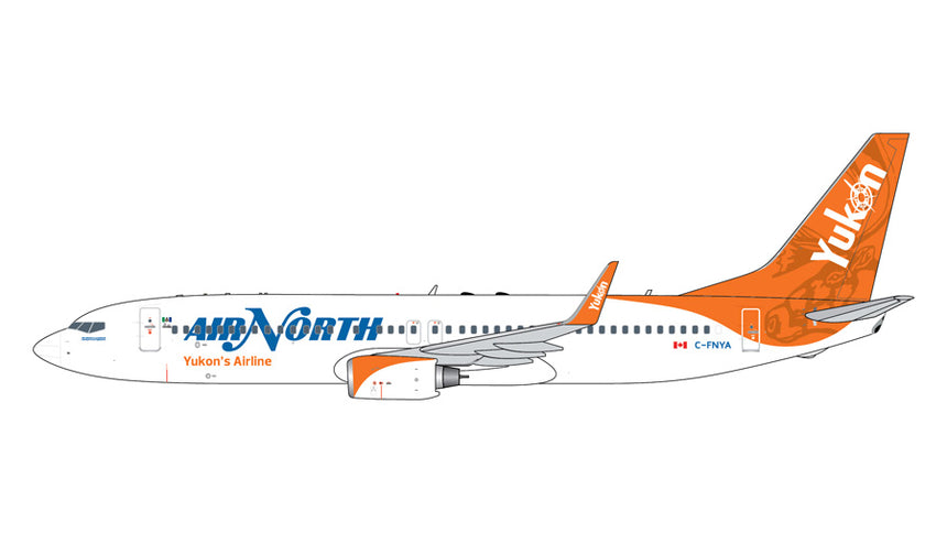 GeminiJets Air North Boeing B737-800W C-FYNA 1/400 Aircraft Scale Model