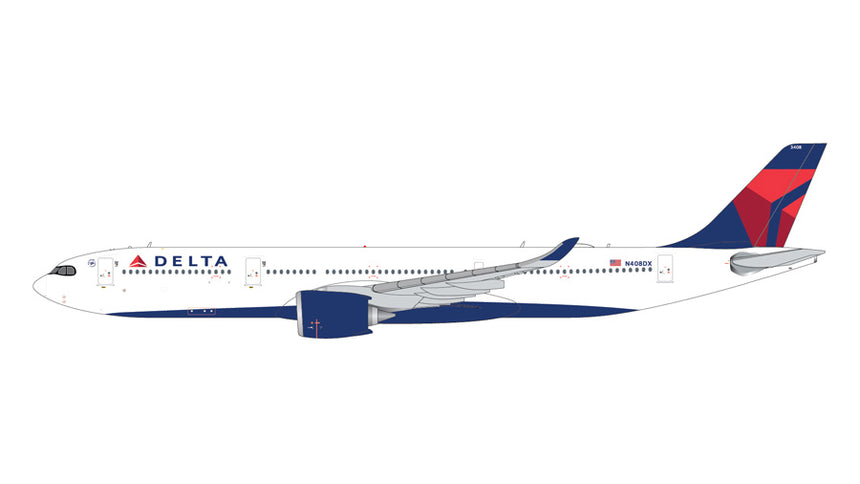 GeminiJets Delta Air Lines Airbus A330-900 N408DX 1/400 Aircraft Scale Model