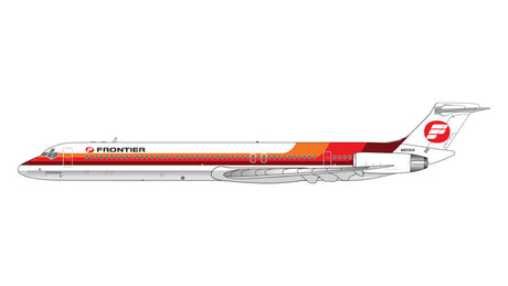 GeminiJets Frontier Airlines McDonnell Douglas MD-80 N859HA (Saul Bass Orange-and-Red Livery) 1/400 Scale