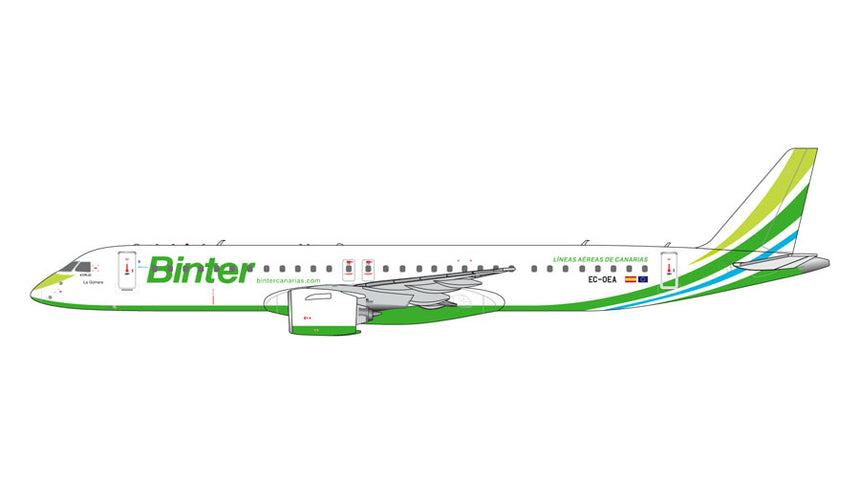GeminiJets Binter Canarias E195-E2 EC-OEA 1/400 Scale