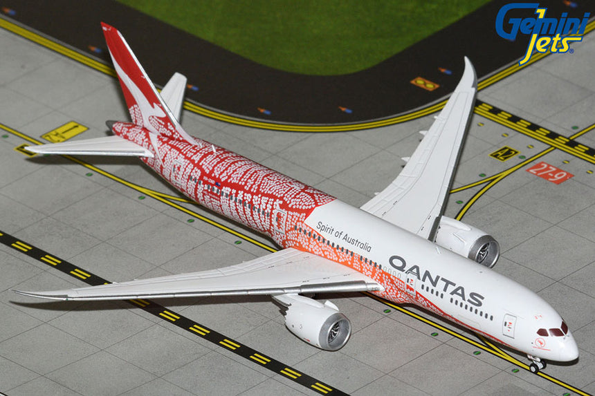 GeminiJets Qantas Airways Boeing 787-9 VH-ZND "Yam Dreaming" 1/400 Aircraft Scale Model