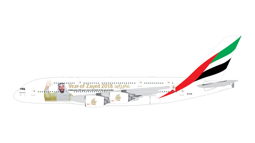 GeminiJets Emirates Airbus A380 'Sheik Zayed' 1/400 GJUAE1747