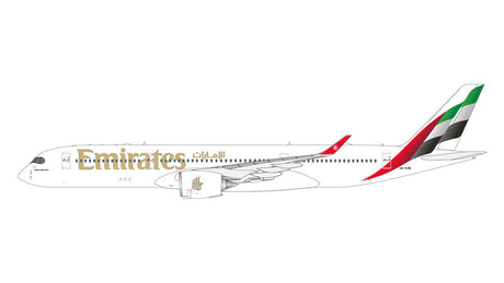 GeminiJets Emirates Airbus A350-900 A6-EXB (New Livery) 1/400 Scale