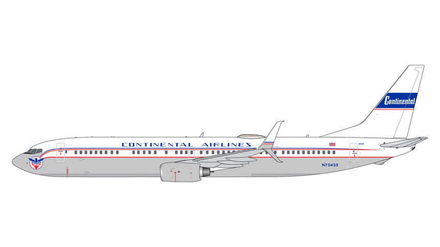 GeminiJets United Airlines Boeing B737-900ER N75435 “Continental” retro livery 1/400 Aircraft Scale Model
