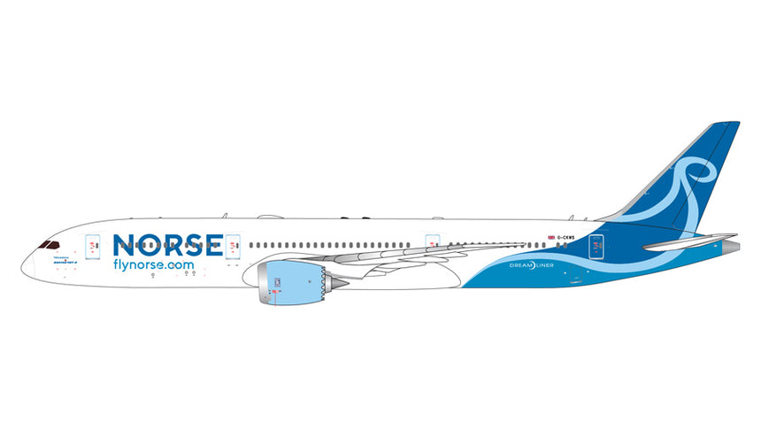 GeminiJets Norse Atlantic Airways UK Boeing B787-9 G-CKWS 1/400 Aircraft Scale Model