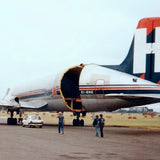 AviationTag First International Airlines Conroy Skymonster CL44 - N447FT Red