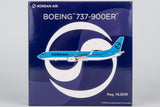 NG Models Korean Air (Korean Air's first 737-900 in 2025's livery) Boeing 737-900ER/w HL8248 1/400 Aircraft Scale Model