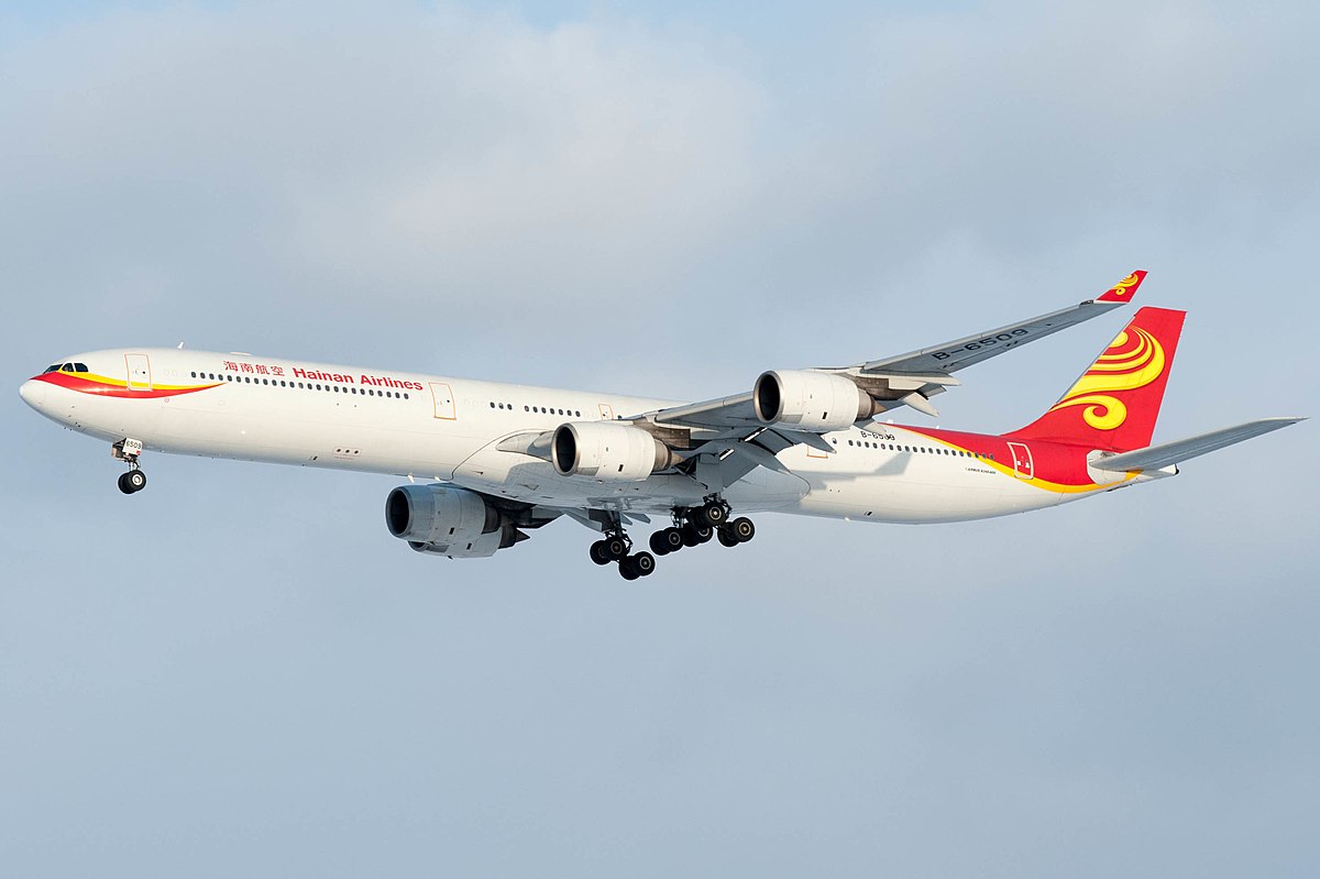 SQ Wings Hainan Airlines Airbus A340-600 B-6509 1/200 Aircraft Scale Model