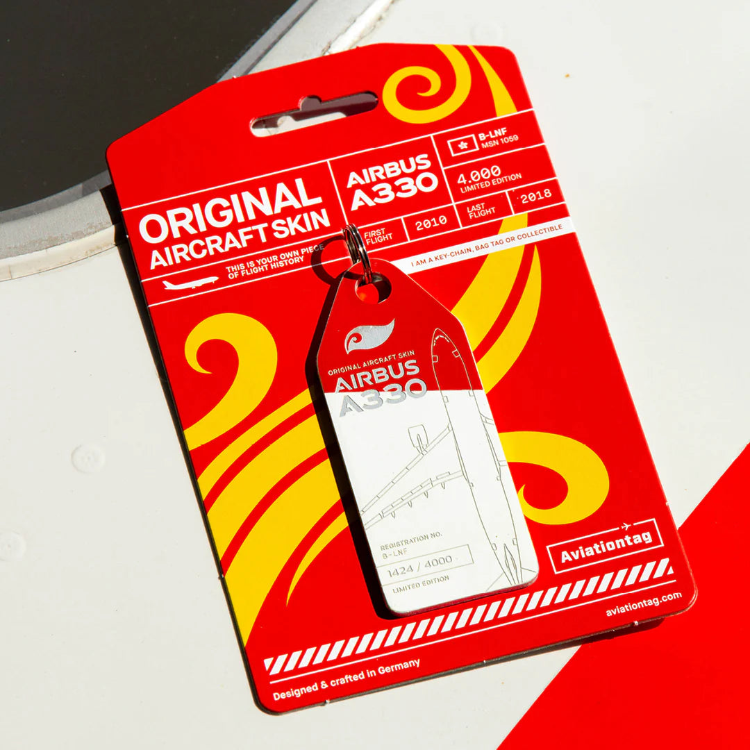 AviationTag Hongkong Airlines Airbus A330 - B-LNF Red/White