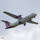 AviationTag Hunnu Air ATR 72 - 2-JUCE Purple/Violet