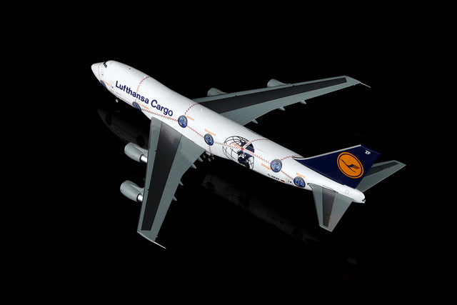 SQ Wings Lufthansa Cargo "Service Revolution" Boeing 747-200 D-ABZF Interactive Series 1/200 Scale Model