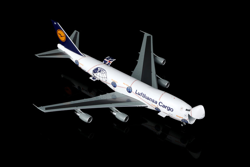 SQ Wings Lufthansa Cargo "Service Revolution" Boeing 747-200 D-ABZF Interactive Series 1/200 Scale Model