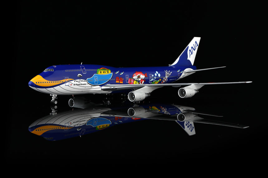 SQ Wings ANA "Marine Jumbo" Boeing B747-400D JA88963 1/200 Aircraft Scale Model