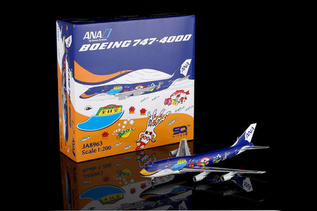 SQ Wings ANA "Marine Jumbo" Boeing B747-400D JA88963 1/200 Aircraft Scale Model